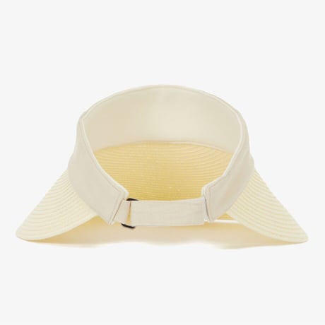 W BIG BRIM WEAVING SUN CAP CREAM NE3CR12B