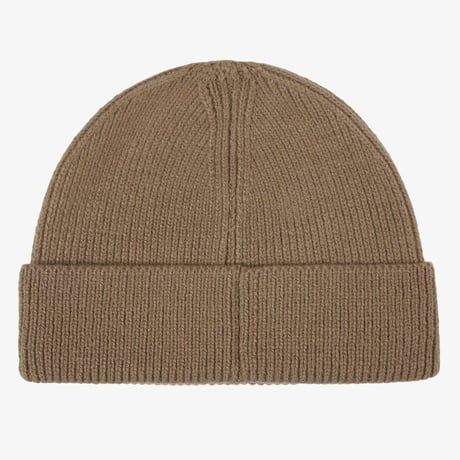 BIG LOGO BEANIE DARK BEIGE NE3BS52E