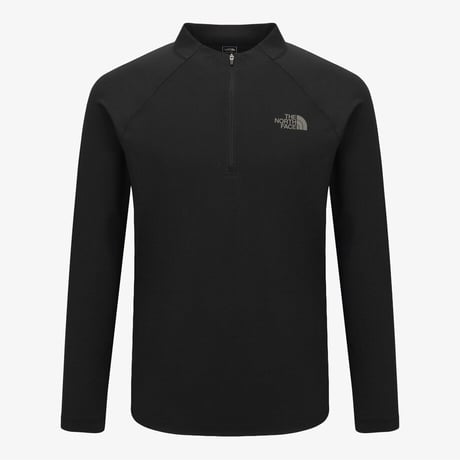 ASCEND L/S ZIP TEE BLACK NT7LS03A