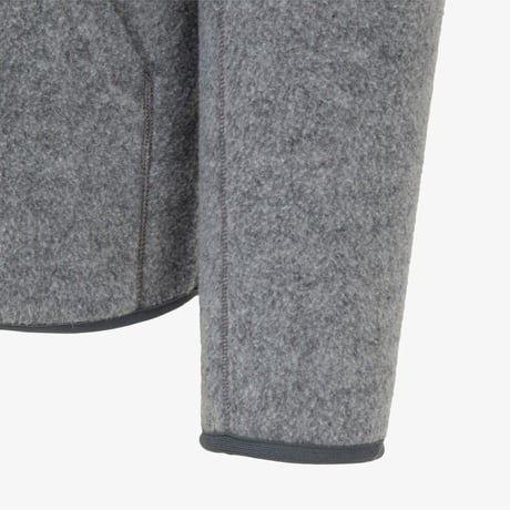 VERMO WOOL FLEECE JACKET LIGHT GRAY NJ4FR59B