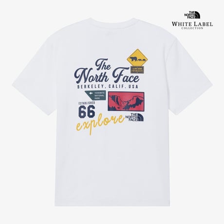EMBLEM ARCHIVE S/S R/TEE WHITE NT7UR01K