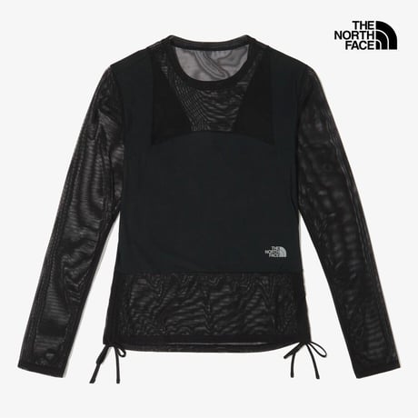 W'S NETTY L/S RASHGUARD BLACK NT7TS33A