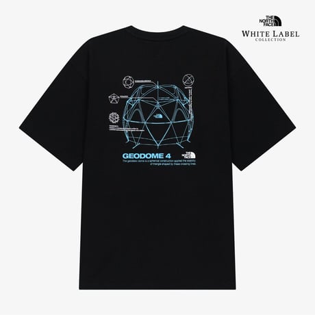 GEODOME S/S R/TEE BLACK NT7US09J