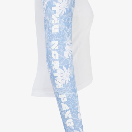 W'S WAVEY PRINT RASHGUARD SKY BLUE NJ5JR34A