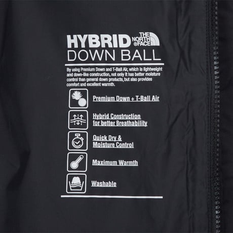 M'S MOVE LIGHT EX HYBRID DOWN COAT BLACK NC1DS52A