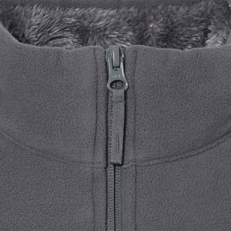 M'S FURRY FLEECE JACKET CHARCOAL NJ4FS52B