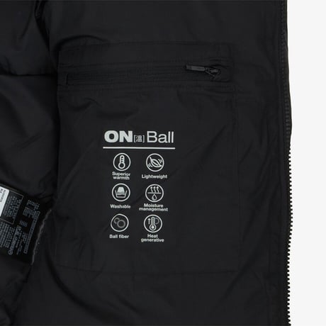 W'S NUPTSE ON JACKET BLACK NJ3NS83A