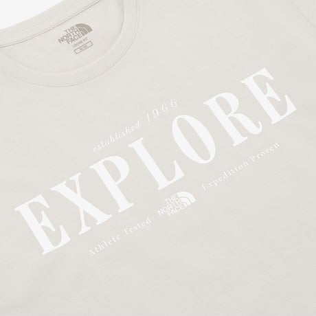 EXPLORE S/S R/TEE WHITE SAND NT7UQ06L