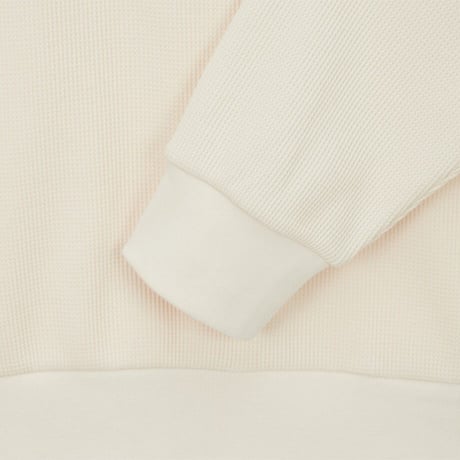 M'S SOFTGRID L/S R/TEE VANILLA NT7TS54A