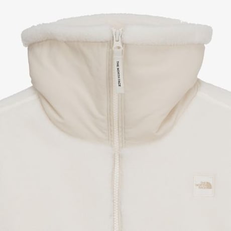 W'S PUFFY FLEECE JACKET IVORY NJ4FQ80