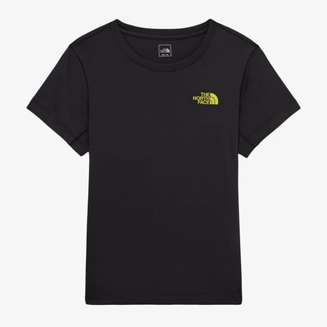 TNF RUN S/S R/TEE BLACK NT7UR19A