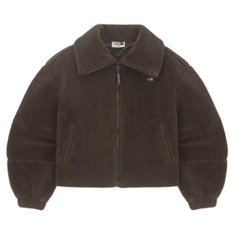 W'S PUFFY FLEECE JACKET BROWN NJ4FQ80