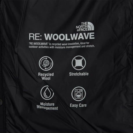 M'S LEWES RE:WOOLWAVE JACKET BLACK NJ3NQ61A