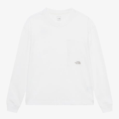 M'S DOMEY L/S R/TEE WHITE NT7TR04B