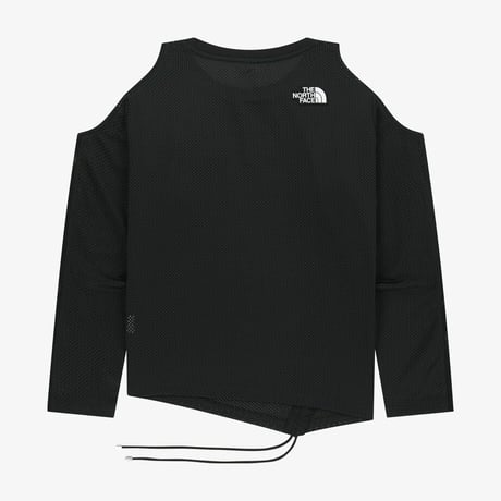 W'S AERONET L/S R/TEE BLACK NT7TS31J
