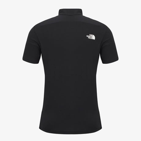 W'S ICEDAY S/S ZIP TEE BLACK NT7KR30B