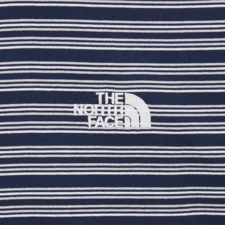 M'S OVERPECK STRIPE L/S R/TEE NAVY NT7TS52A