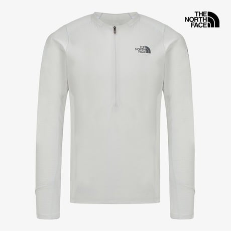 M HYBRID DOT LIGHT CREW L/S LIGHT GRAY NT7LR55B