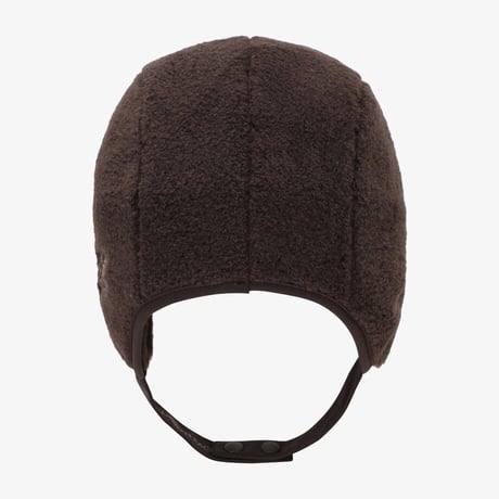 PUFFY FLEECE EARMUFF CAP BROWN NE3CS52L