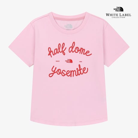 W'S HALF DOME S/S R/TEE CANDY PINK NT7US31M