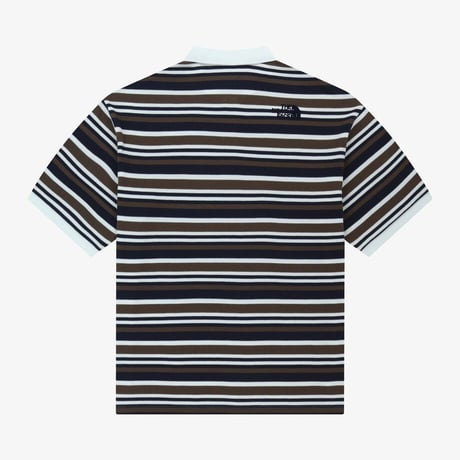STRIPE S/S POLO NAVY NT7PR03J
