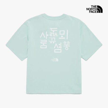 W'S TNF HANGEUL S/S R/TEE MINT NT7UR42B