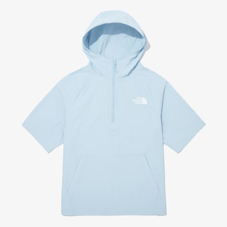 ICE RUN S/S HOOD ANORAK LIGHT BLUE NM5QQ01L