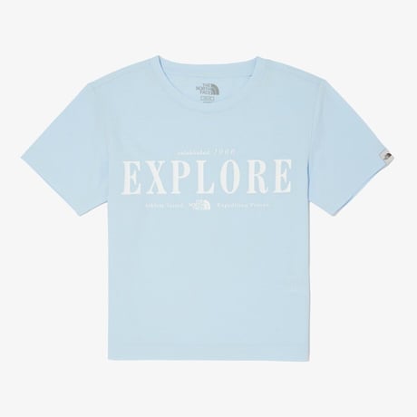 EXPLORE S/S R/TEE BABY BLUE NT7UQ06M