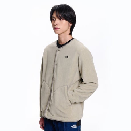 M'S ALBANO FLEECE EX CARDIGAN LIGHT BEIGE NJ4FR60B