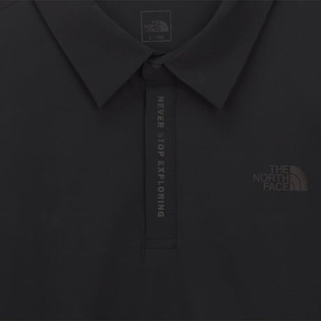 M'S ICE GREEN S/S POLO BLACK NT7PR01A