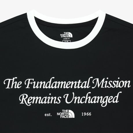 W'S EIRA S/S R/TEE BLACK NT7UR37J