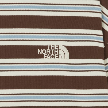 M'S EASYON STRIPE L/S R/TEE BRICK NT7TR56B