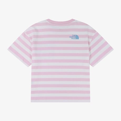 K'S PLAYON STRIPE CREW SET CANDY PINK NT7US12U