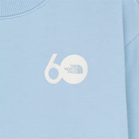 K'S TNF 60TH ANNIVERSARY SWEATSHIRTS MILKY BLUE NM5MS58T