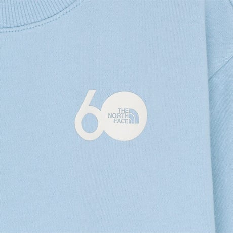 K'S TNF 60TH ANNIVERSARY SWEATSHIRTS MILKY BLUE NM5MS58T