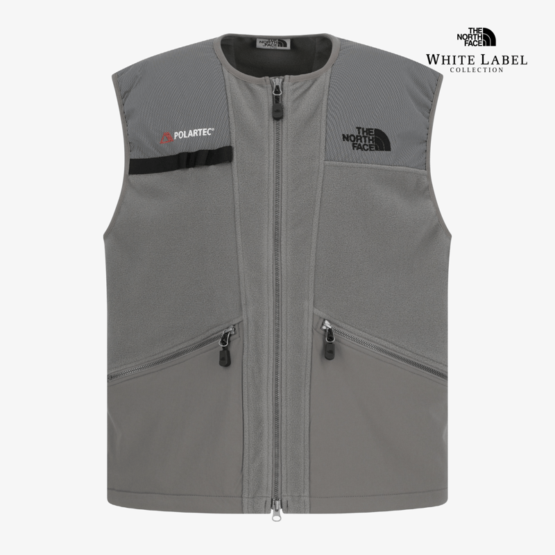 LINE-X FLEECE VEST LIGHT BROWN NV4FR50K | THE N