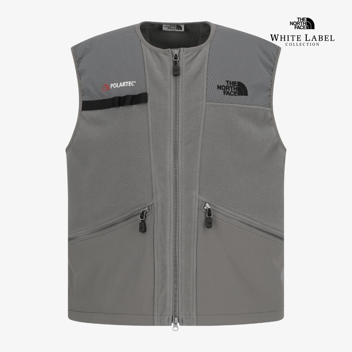 LINE-X FLEECE VEST LIGHT BROWN NV4FR50K | THE N