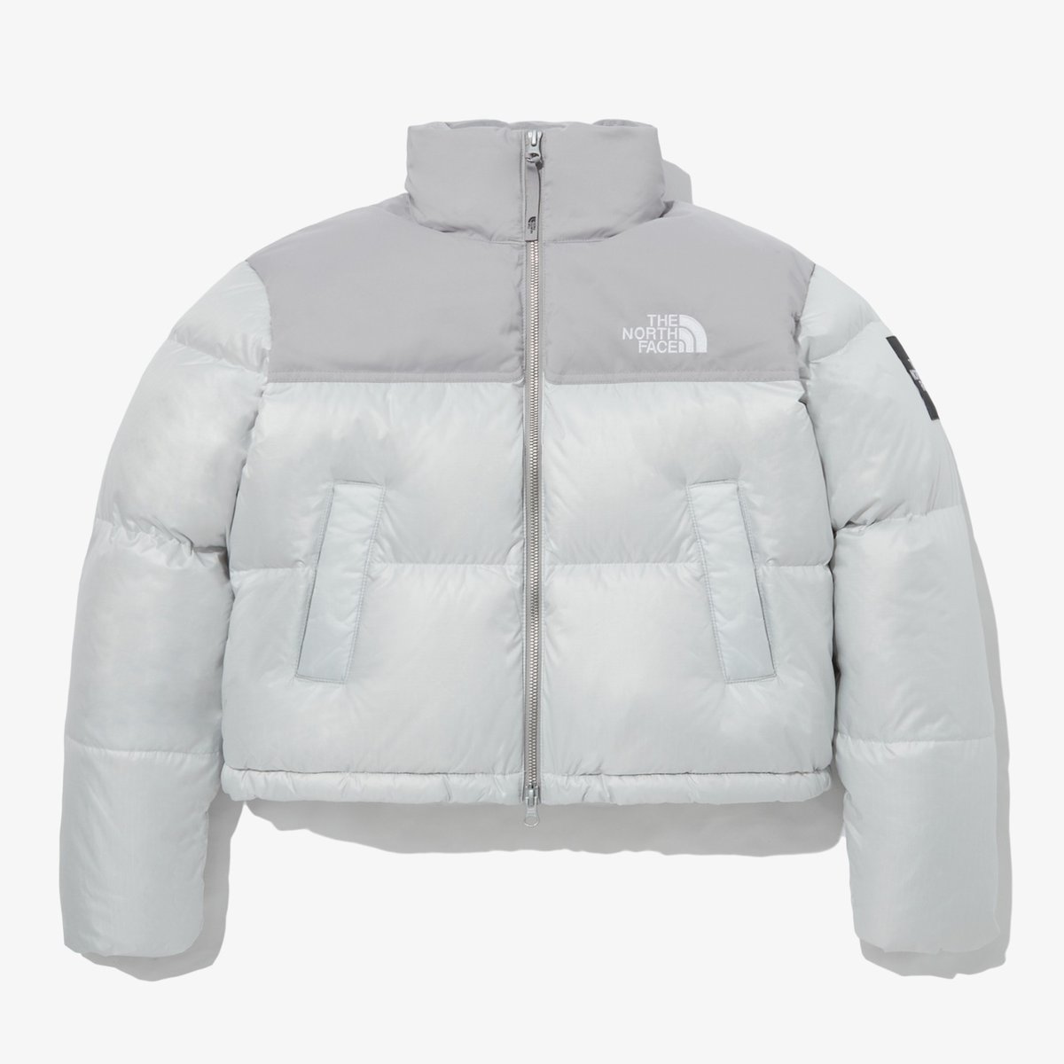 W'S NOVELTY NUPTSE RDS DOWN JACKET ICE GREY NJ1