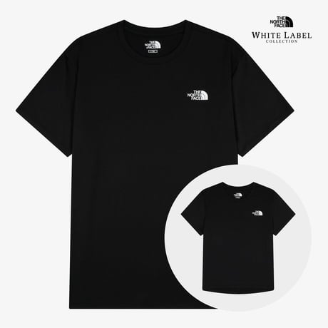 LINDEN S/S R/TEE BLACK NT7US04J