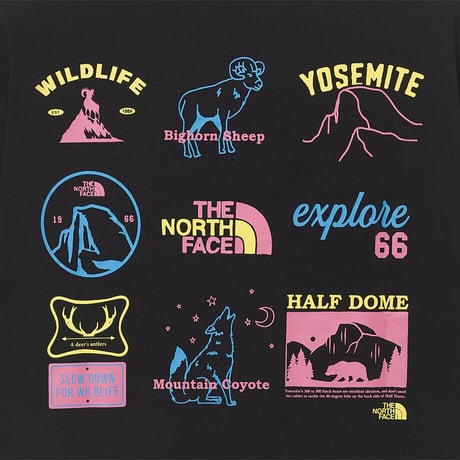 ADVENTURE S/S R/TEE BLACK NT7UR06J