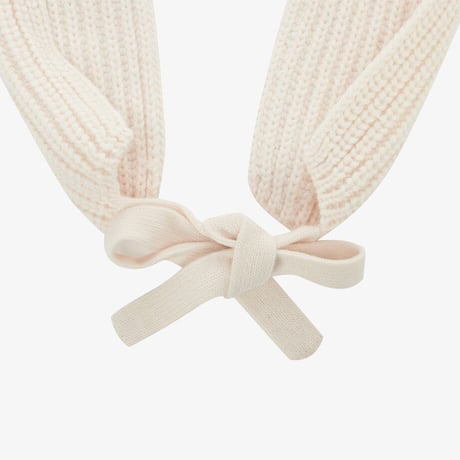 W KNIT EARMUFF BEANIE CREAM NE3BR56C