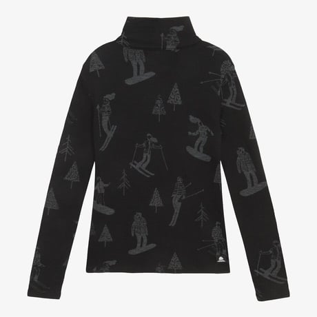 W'S VAIL TURTLE NECK BLACK NT7AR89A