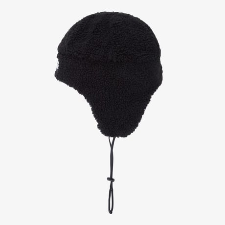 FLUFFY EARMUFF BEANIE BLACK NE3BS51A
