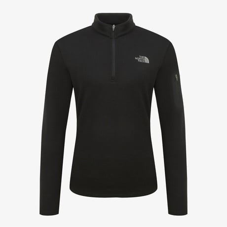 BASODINO L/S ZIP TEE BLACK NT7LR50A