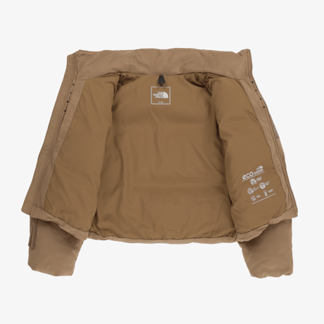 W’S SUEDE NUPTSE JACKET (RDS) CAMEL NJ1DR84K