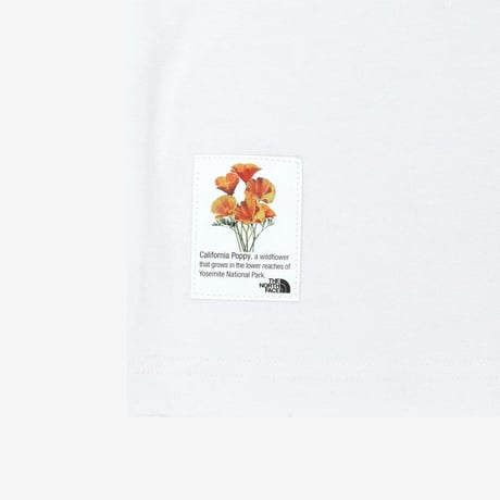 FLOWER SPRAY S/S R/TEE WHITE NT7UR09J