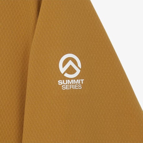 【SUMMIT SERIES】SUMMIT FORAKER L/S R/TEE GOLD YELLOW NT7TS98B