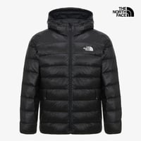 M'S MATIER DOWN HOODIE (RDS) JET BLACK NJ1DS52F