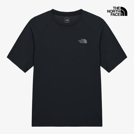 M'S TNF RUN S/S R/TEE BLACK NT7US14A