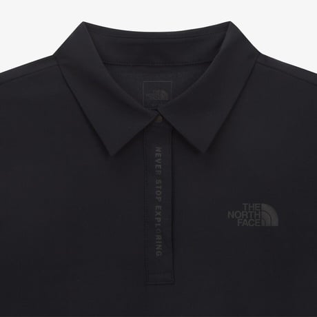 W'S ICE GREEN S/S POLO BLACK NT7PR32A